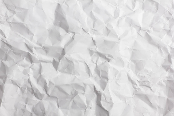 Crumpled paper sheet texture background. - Foto, Bild