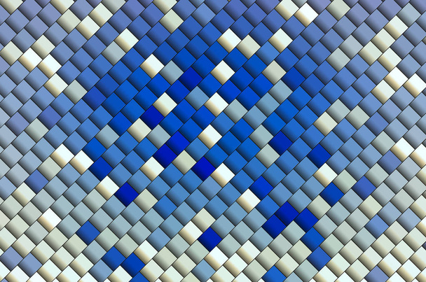 színes négyzetek csempék dekoráció - Fotó, kép