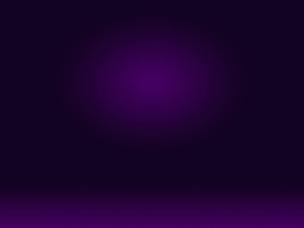 スタジオ背景コンセプト-製品のための抽象的な空の光グラデーション紫色のスタジオの部屋の背景. - 写真・画像