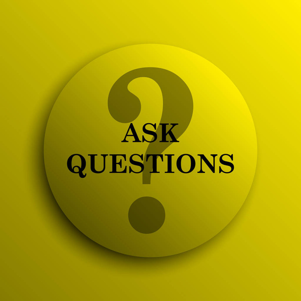 Ask questions icon - Photo, Image