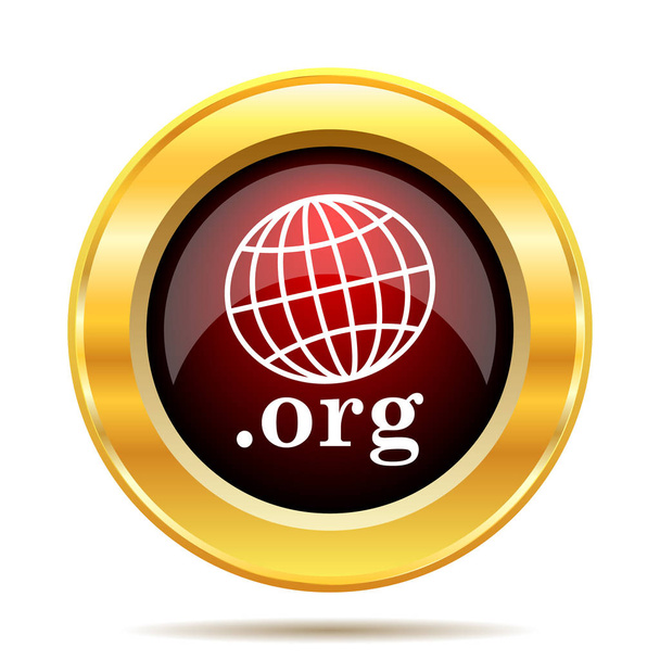 .org icon. Internet button on white background - Photo, Image
