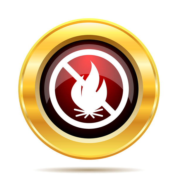 Fuego icono prohibido
 - Foto, imagen