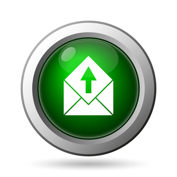 Odešlete e-mailové ikony. Na bílé poza tlačítko Internet - Fotografie, Obrázek