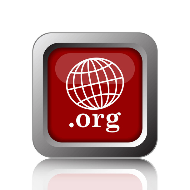 .org icon. Internet button on white backgroun - Photo, Image
