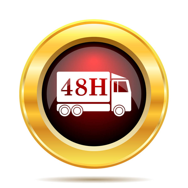 48h dodání truck ikona - Fotografie, Obrázek