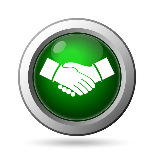 Agreement icon. Internet button on white backgroun - Photo, Image
