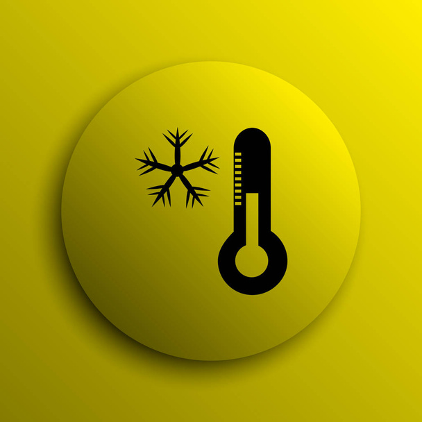 Снежинка с иконкой термометра
 - Фото, изображение