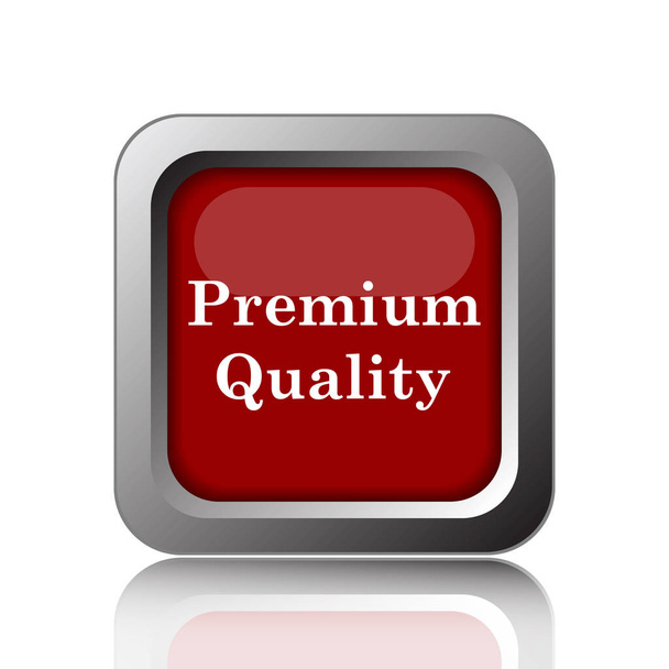 Premium kvalita ikona. Na bílé poza tlačítko Internet - Fotografie, Obrázek