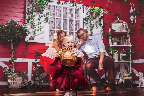 Happy caucasian family  - Foto, Bild