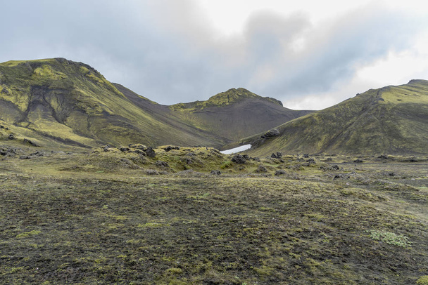 lavalandschap in IJsland - Foto, afbeelding