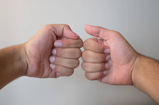 Male fists against each other - Photo, Image