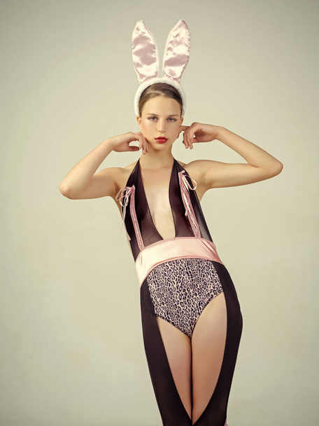 Playboy girl posing in sexy underwear - Foto, immagini