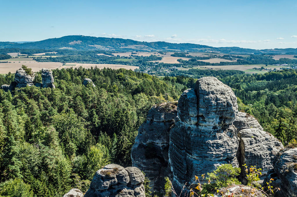 Панорама из чешских гор
 - Фото, изображение