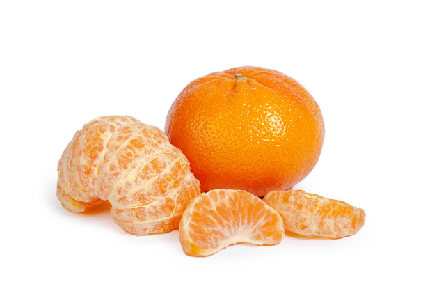 Mandarin isolated on white background - Foto, Imagen