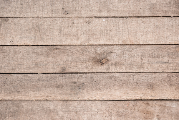 top view of grunge wooden background with horizontal planks - Foto, immagini