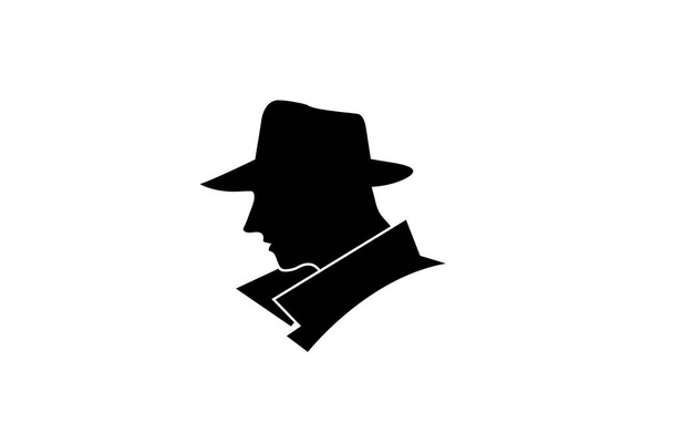 Detective Logo Design Illustration - Вектор, зображення