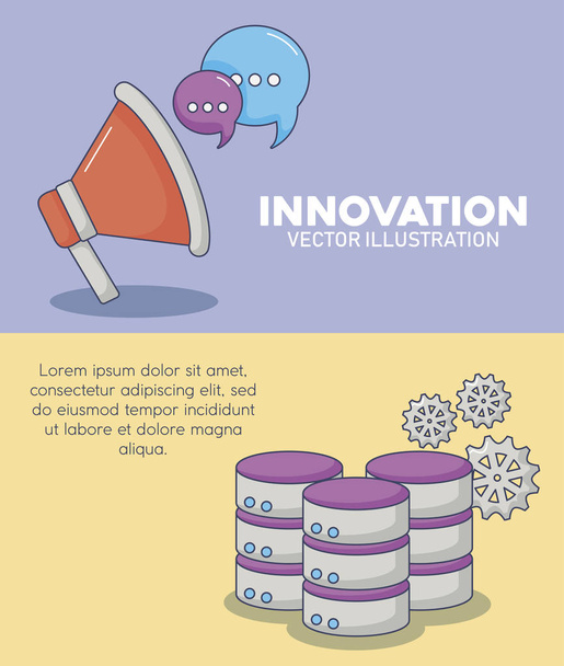 Tecnologia e innovazione design icona vettoriale ilustrazione
 - Vettoriali, immagini
