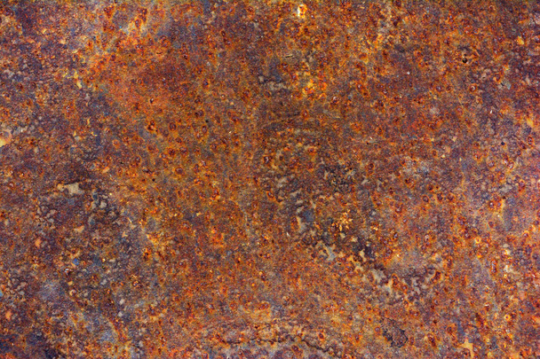 Rusty metal superficie fondo horizontal en tamaño
 - Foto, imagen