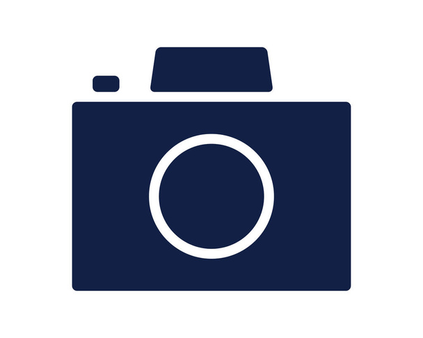 ikona fotoaparátu glyfů, určené pro web a aplikace - Vektor, obrázek
