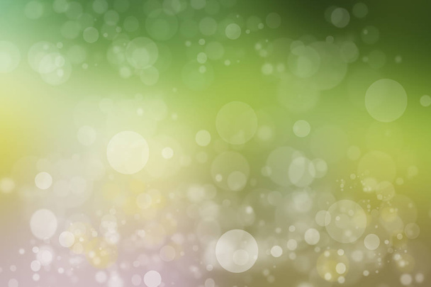 Abstract green light and yellow colorful summer bokeh background.  - Fotografie, Obrázek