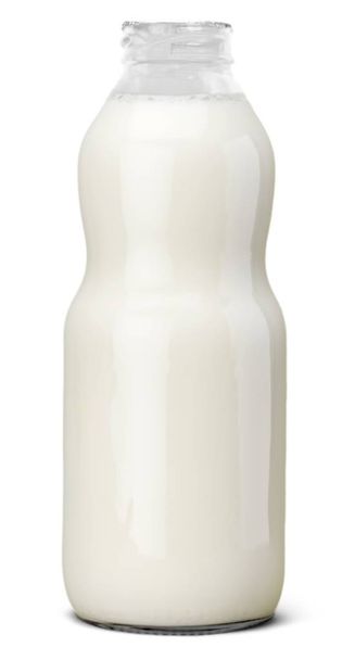 close-up de garrafa de leite
 - Foto, Imagem