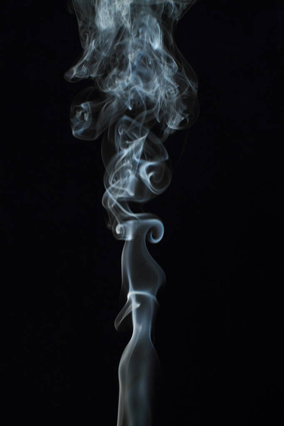 texture fumo bianco su sfondo nero - Foto, immagini