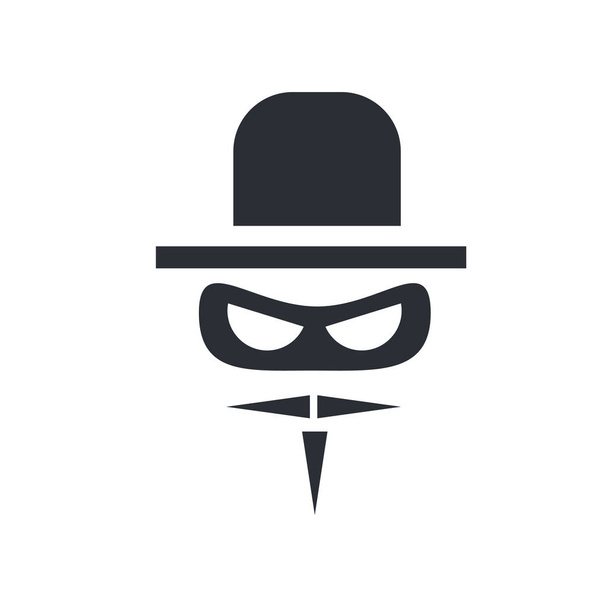 Zorro pictogram vector geïsoleerd op een witte achtergrond voor uw web en mobiele app design, Zorro logo concept - Vector, afbeelding