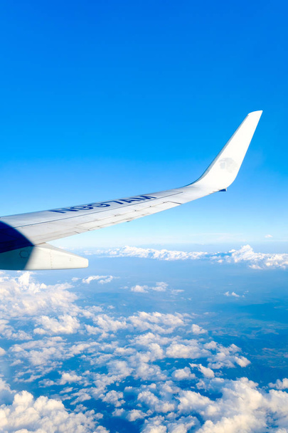 Aeromexico plane in flight - Φωτογραφία, εικόνα