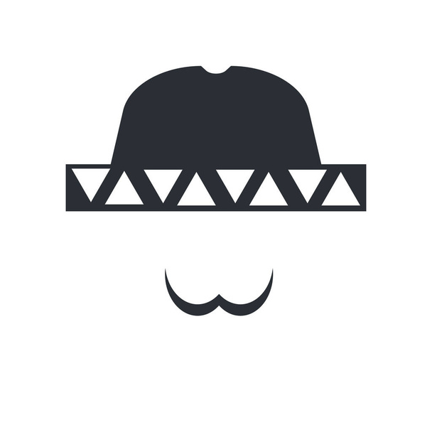 Icono mexicano vector aislado sobre fondo blanco para su diseño web y aplicación móvil, concepto de logotipo mexicano
 - Vector, imagen
