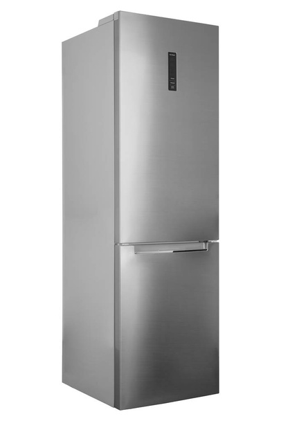neuer Kühlschrank isoliert auf weißem Hintergrund - Foto, Bild