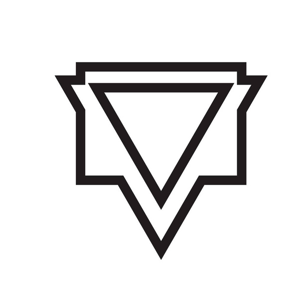 Icono de flecha hacia abajo vector aislado en el fondo blanco para su diseño web y aplicación móvil, concepto de logotipo de flecha hacia abajo
 - Vector, Imagen