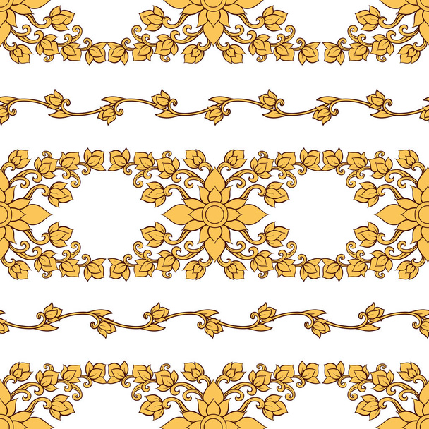 Seamless pattern, background of decorative elements of tradition - Vecteur, image