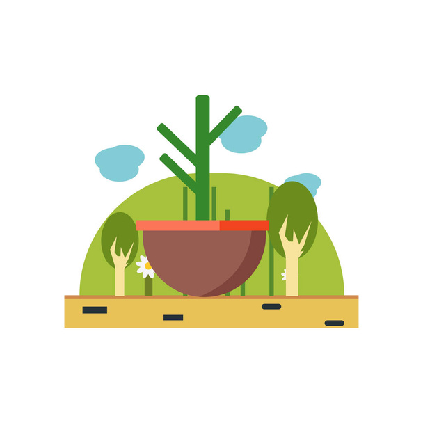 Sprout pictogram vector geïsoleerd op witte achtergrond voor uw web en mobiele app design, Sprout logo concept - Vector, afbeelding
