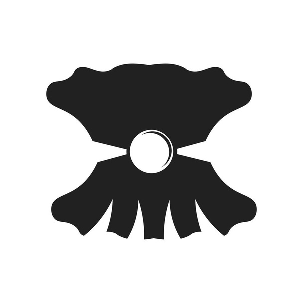 Web およびモバイル アプリの設計、貝殻ロゴのコンセプトのための白い背景に分離された貝殻のアイコン ベクトル - ベクター画像