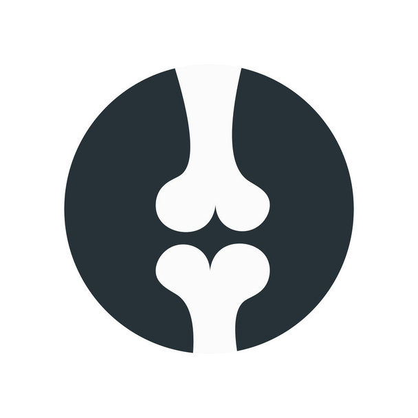 Femur-Symbol-Vektor isoliert auf weißem Hintergrund für Ihr Web- und Mobile-App-Design, Femur-Logo-Konzept - Vektor, Bild