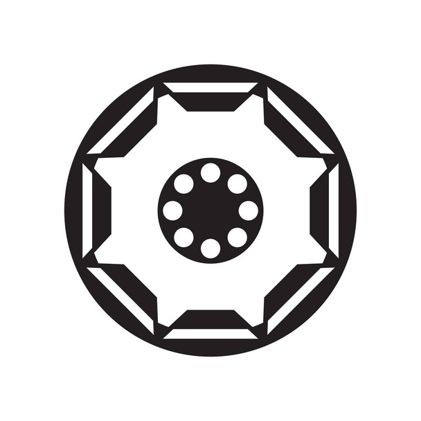 Vettore icona ruota in lega isolato su sfondo bianco per il tuo design web e mobile app, concetto di logo ruota in lega
 - Vettoriali, immagini