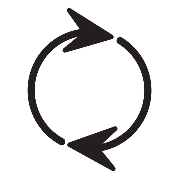 Aktualisieren der Pfeile Symbolvektor isoliert auf weißem Hintergrund für Ihre Web-und mobile App-Design, aktualisieren Pfeile Logo-Konzept - Vektor, Bild