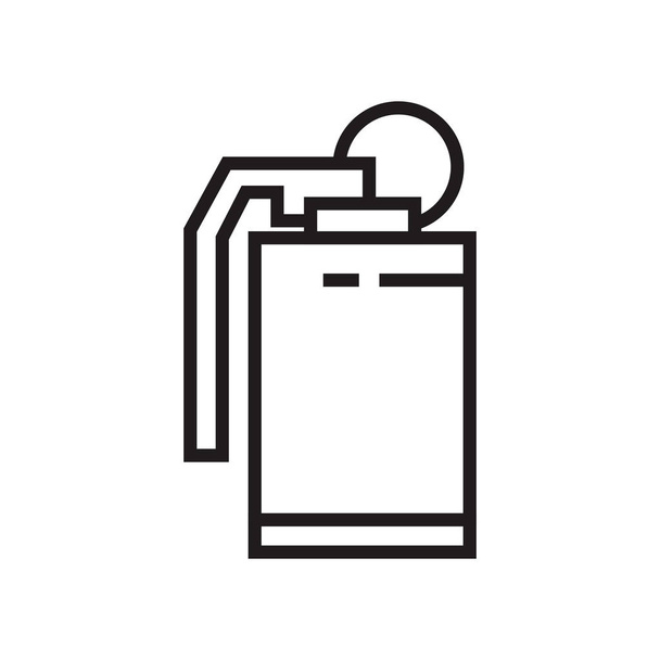 Icono de granada vector aislado en fondo blanco para su diseño web y aplicación móvil, concepto de logotipo de granada
 - Vector, imagen