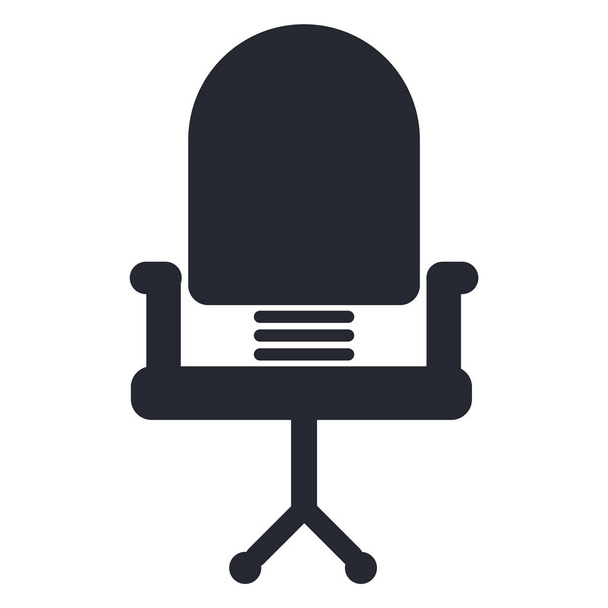 Silla de escritorio icono vector aislado sobre fondo blanco para su diseño web y aplicación móvil, concepto de logotipo de la silla de escritorio
 - Vector, Imagen