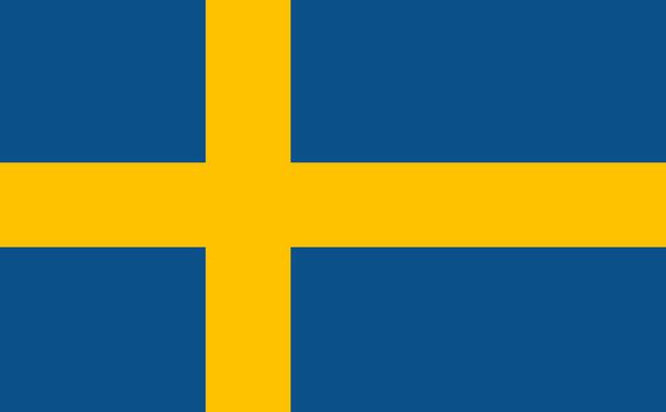 Schwedische Nationalflagge - Foto, Bild