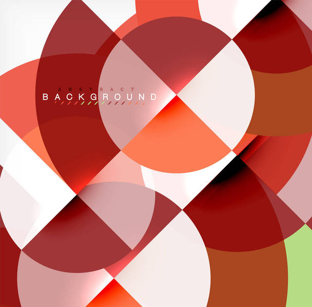 Diseño de fondo abstracto de círculo mínimo, plantilla multicolor para presentación de negocios o tecnología o diseño de portada de folleto web, papel pintado
 - Vector, imagen