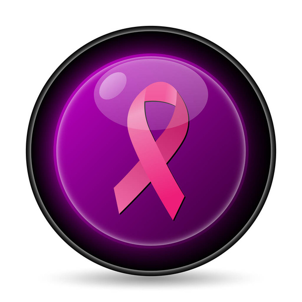 乳房がんリボン アイコン - 写真・画像