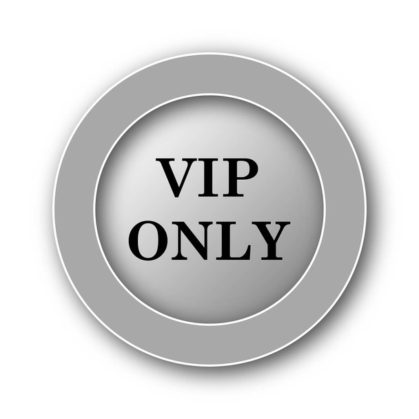 Icône VIP seulement. Bouton Internet sur fond blanc
 - Photo, image