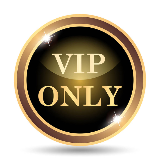 Icono VIP único. Botón de Internet sobre fondo blanco
 - Foto, Imagen