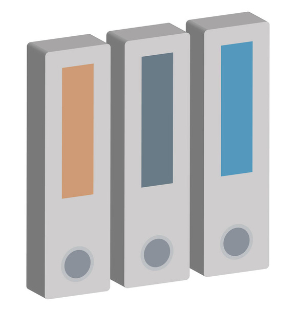 File Storage Isolated Vector Icon Editable - Vector, Image