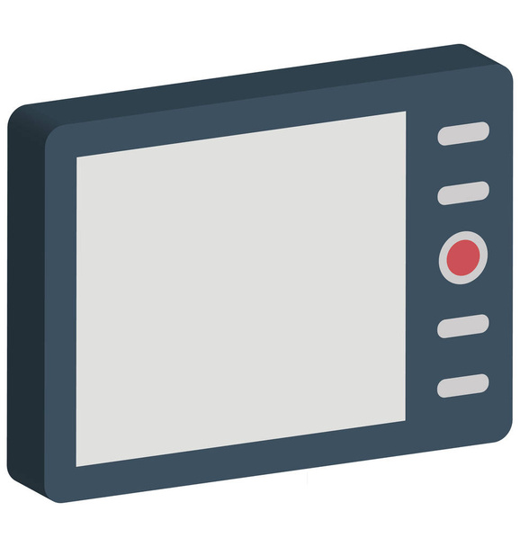 Graphic Tablet Isolated Vector Icon Editable - Vektör, Görsel