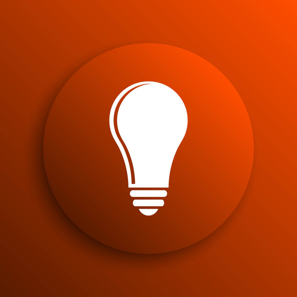 Light bulb - idee pictogram - Foto, afbeelding