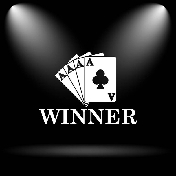 Pokersieger-Ikone - Foto, Bild