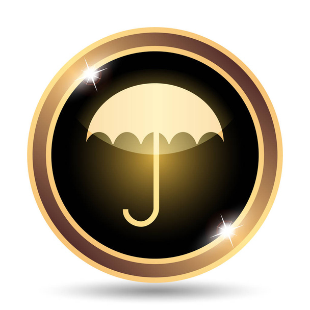 Umbrella icon. Internet button on white background - Photo, Image