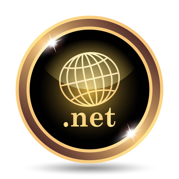 .net icon. Internet button on white background - Photo, Image